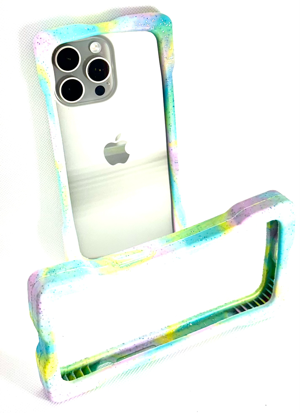 Thumbnail: Lil’Diddies COTTON CANDY SUNSET w/shades of Blue, Pink & Yellow- Cotton Candy:)
