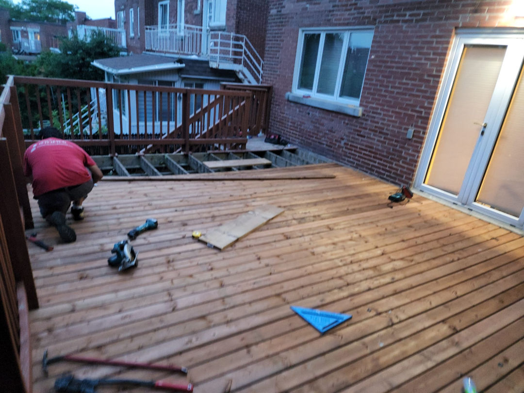 30 X 20 high deck and stairs replacment