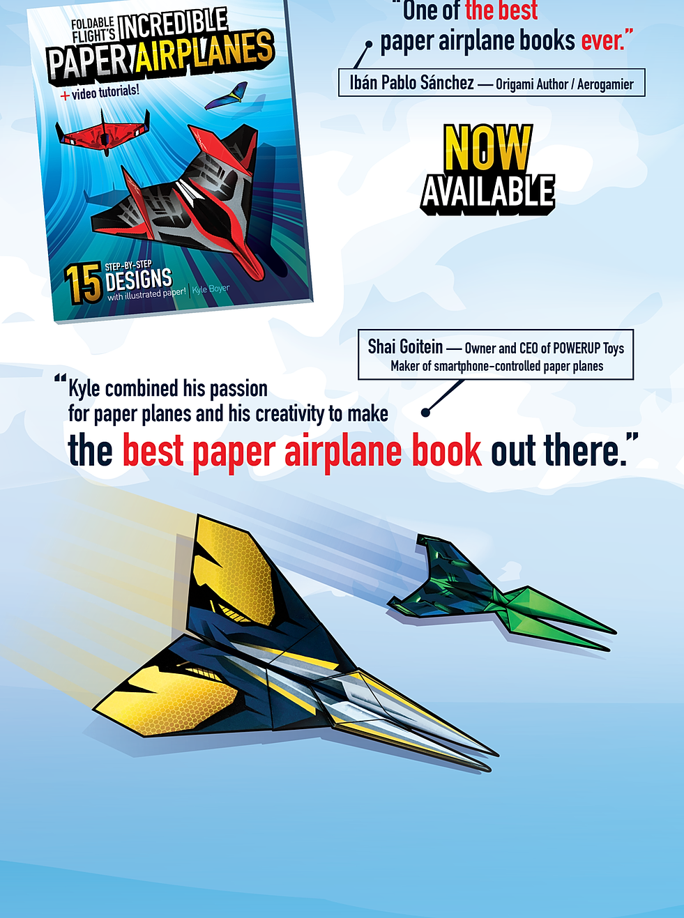 Foldable Flight: The BEST Paper Airplane Templates