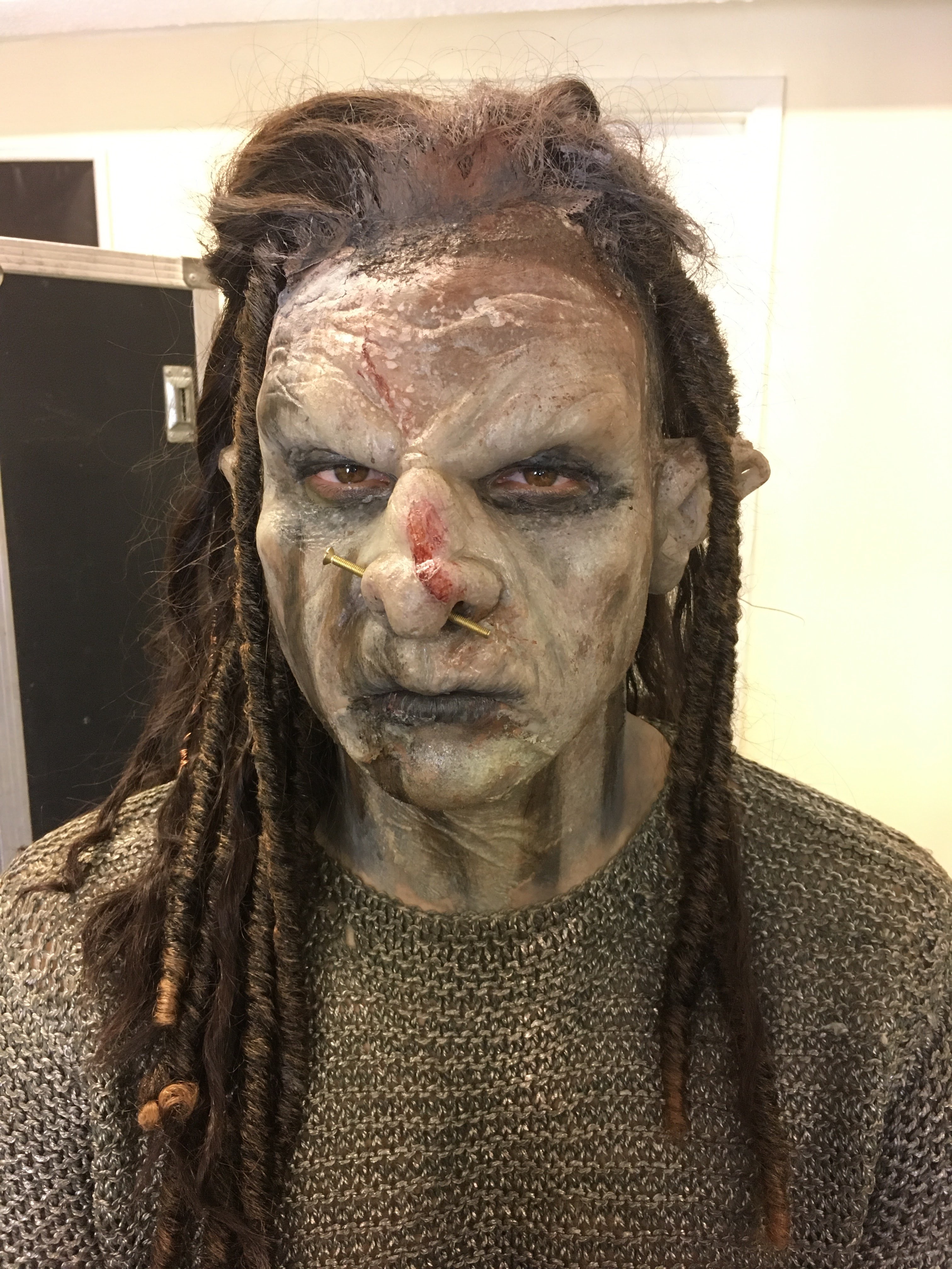 'Orc' makeup, Unilad advert