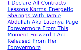 I Declare All Contracts Lessons Karma Energetic Sharings With Jamie Abdullah Forevermore From This