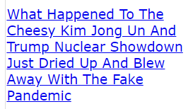 What Happened To The Cheesy Kim Jong Un And Trump Nuclear Showdown