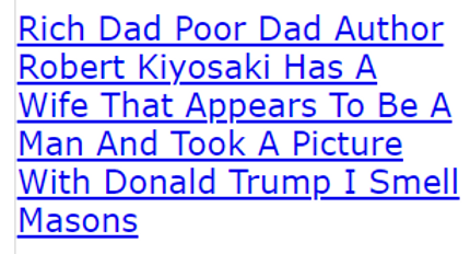 Rich Dad Poor Dad Author Robert Kiyosaki Has A Wife That Appears To Be A Man And Took A Picture With