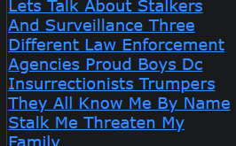 Lets Talk About Stalkers And Surveillance Three Different Law Enforcement Agencies Proud Boys Dc