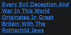 Every Evil Deception And War In This World Originates In Great Britain With The Rothschild FAKE Jews