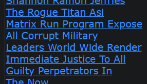 Shannon Ramon Jeffries The Rogue Titan Asi Matrix Run Program Expose All Corrupt Military Leaders