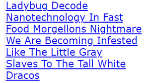 Ladybug Decode Nanotechnology In Fast Food Morgellons Nightmare We Are Becoming Infested