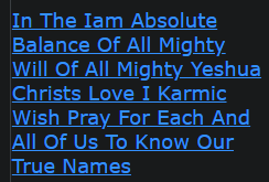 In The Iam Absolute Balance Of All Mighty Will Of All Mighty Yeshua Christs Love I Karmic Wish Pray
