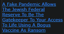 A Fake Pandemic Allows The Jewish Federal Reserve To Be The Gatekeeper To Your Access To Life Using A Bogus Vaccine As Ransom