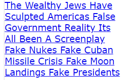 The Wealthy Jews Have Sculpted Americas False Government Reality Its All Been A Screenplay Fake Nuke