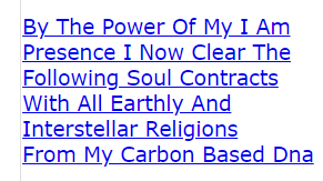 By The Power Of My I Am Presence I Now Clear The Following Soul Contracts With All Earthly