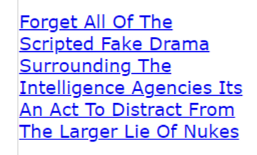 Forget All Of The Scripted Fake Drama