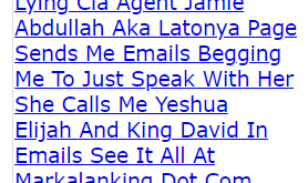 Lying Cia Agent Jamie Abdullah Aka Latonya Page Sends Me Emails Begging Me To Just Speak