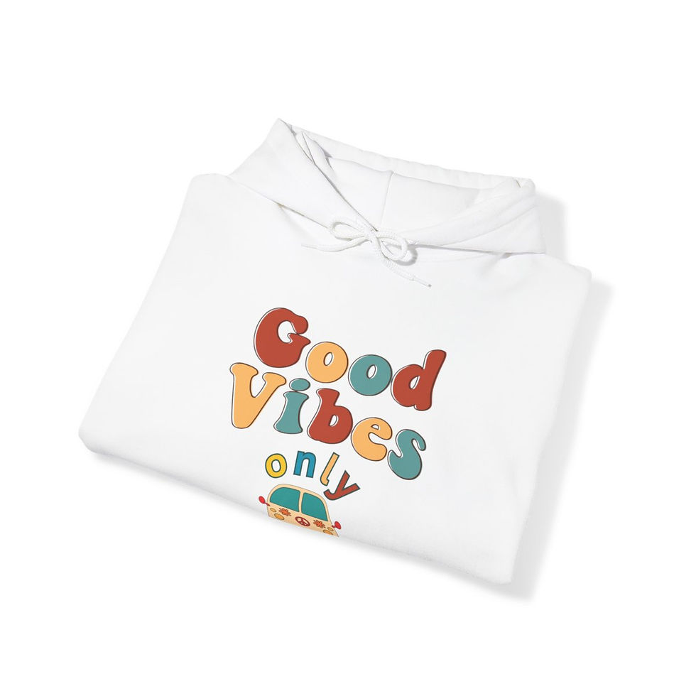 Thumbnail: Good Vibes Only Unisex Heavy Blend™ Hooded Sweatshirt