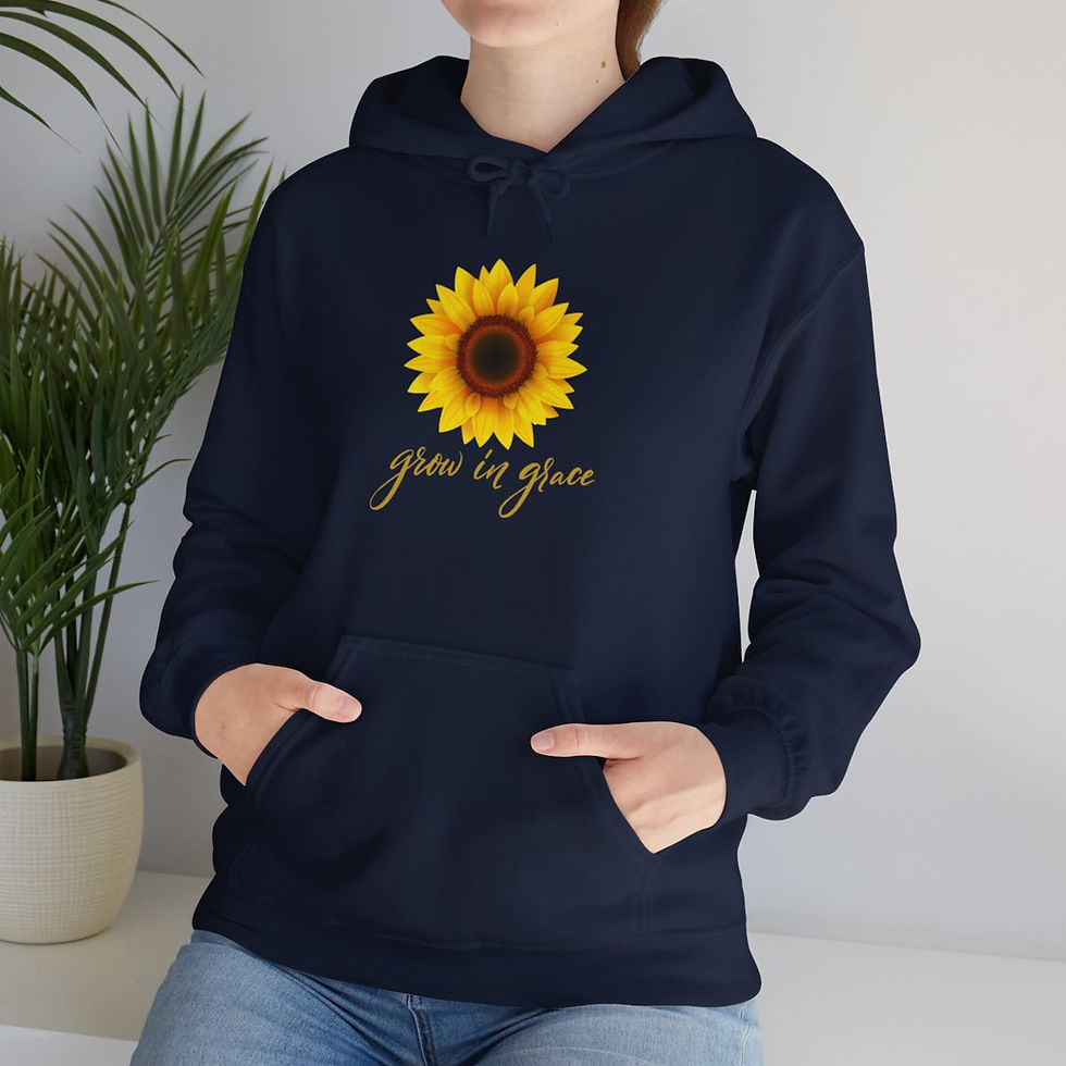 Thumbnail: Grow in Grace Unisex Heavy Blend™ Hooded Sweatshirt