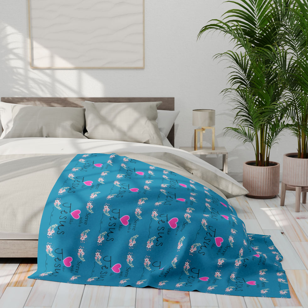 Thumbnail: Heart Like Jesus Arctic Fleece Blanket