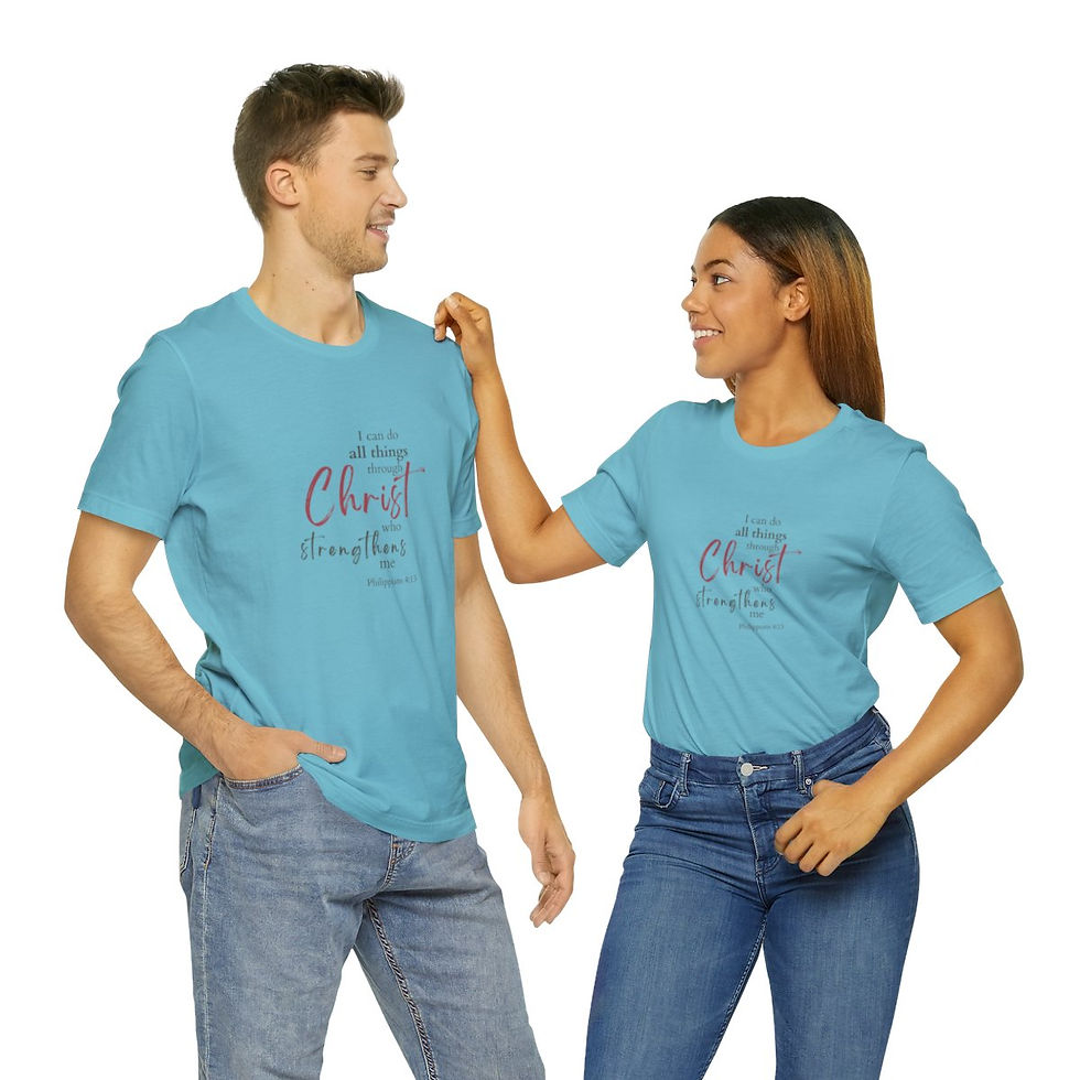 Thumbnail: I can do All Things Unisex Jersey Short Sleeve Tee