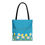 Thumbnail: What you Water Grows Turquoise Tote Bag (AOP)