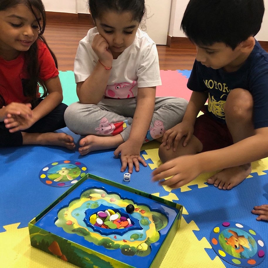 Board game session at TKC