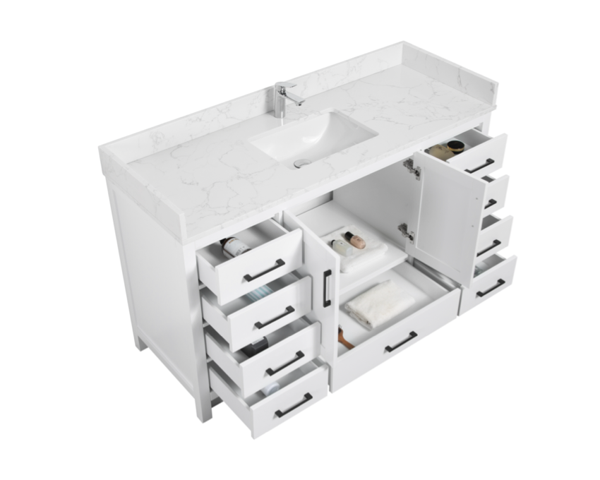 Thumbnail: OXFORD 1520-60 (White, Single) - Vanity
