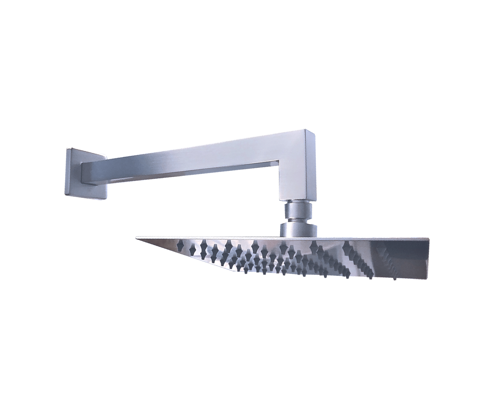 Slim Med Brushed Sq Showerhead