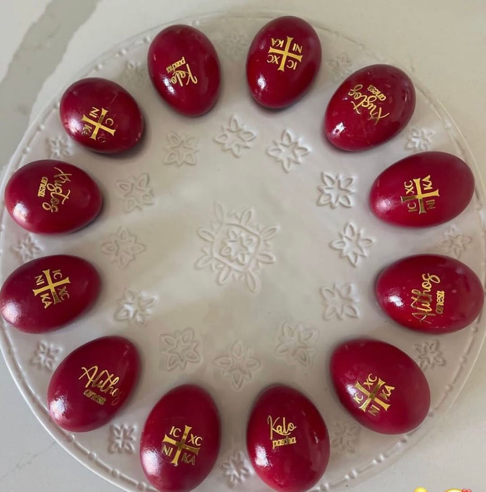 Thumbnail: NIKA Red Egg Sticker “IC XC NIKA — Jesus Christ Conquers”