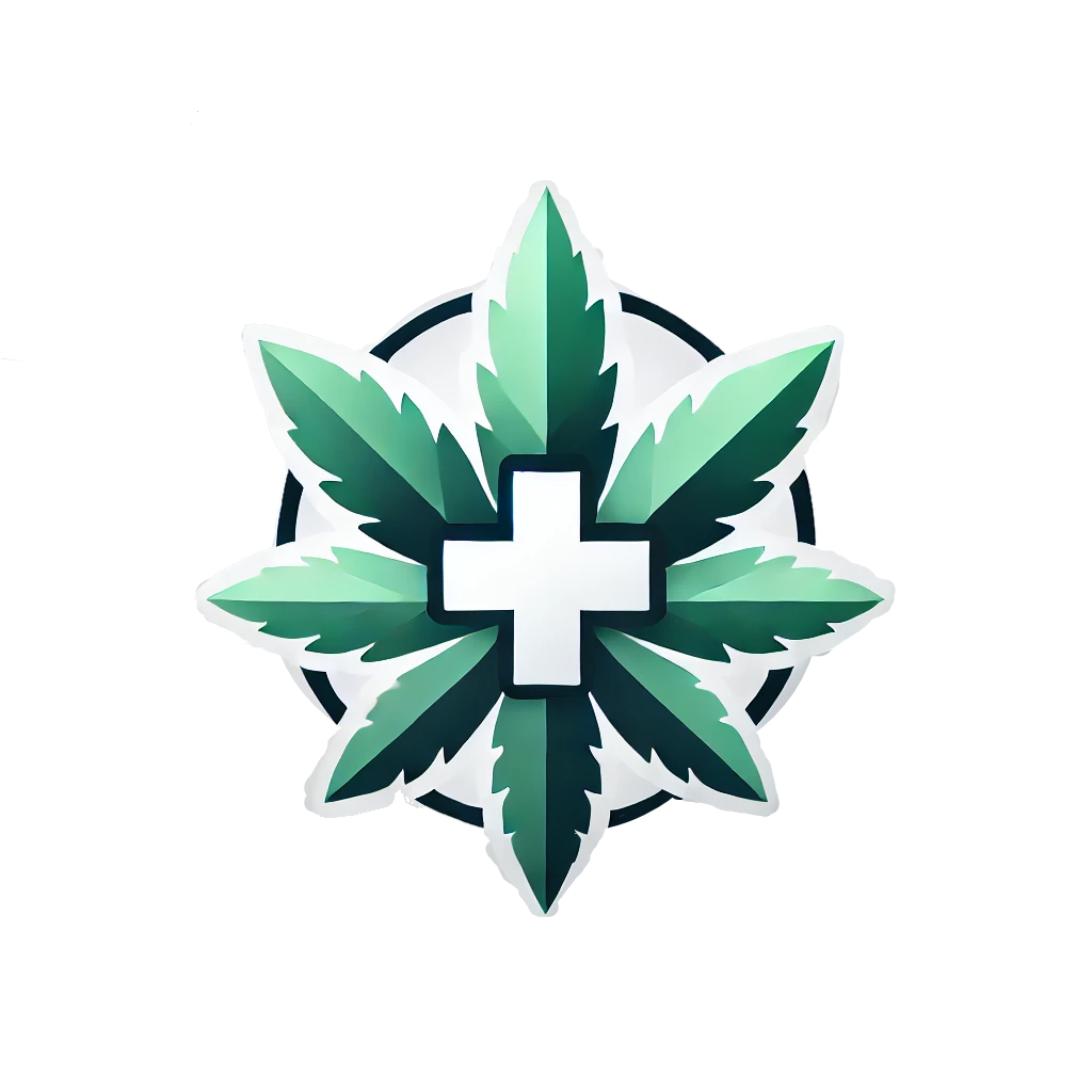 DALL·E 2024-12-19 14.07.14 - A professional and modern logo for a medical marijuana clinic
