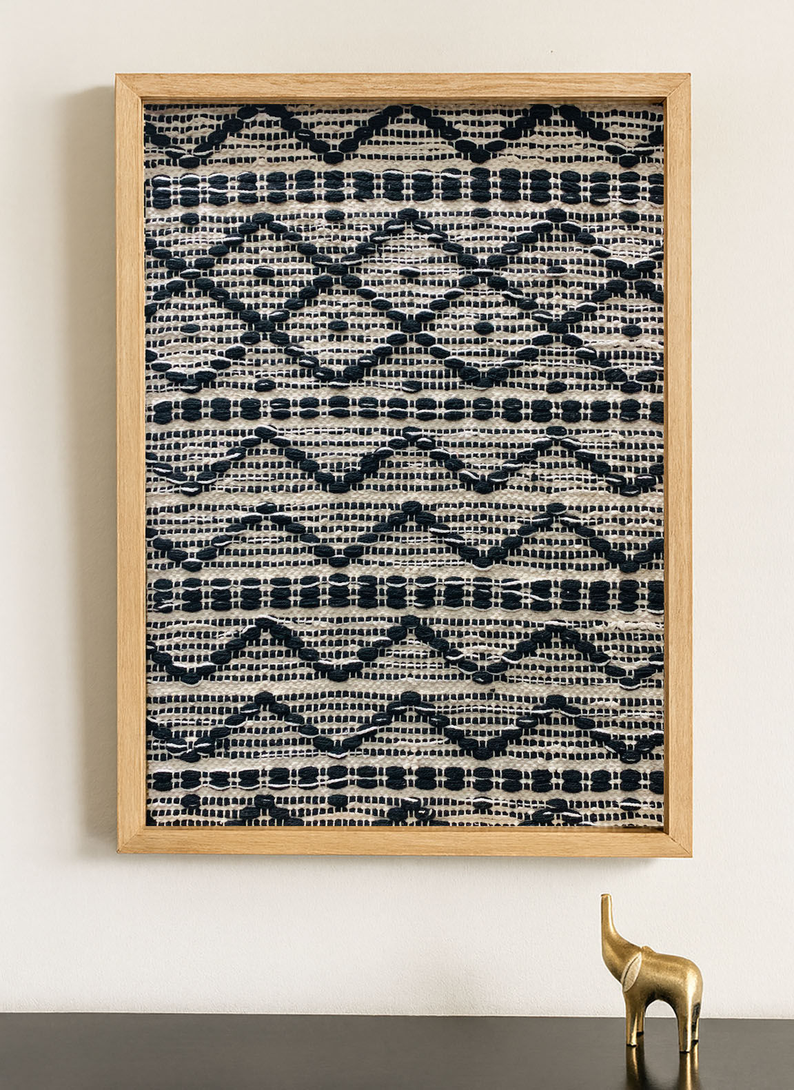 Boho Textured Wall Art W-2 Modern Handmade Woven Home Decor