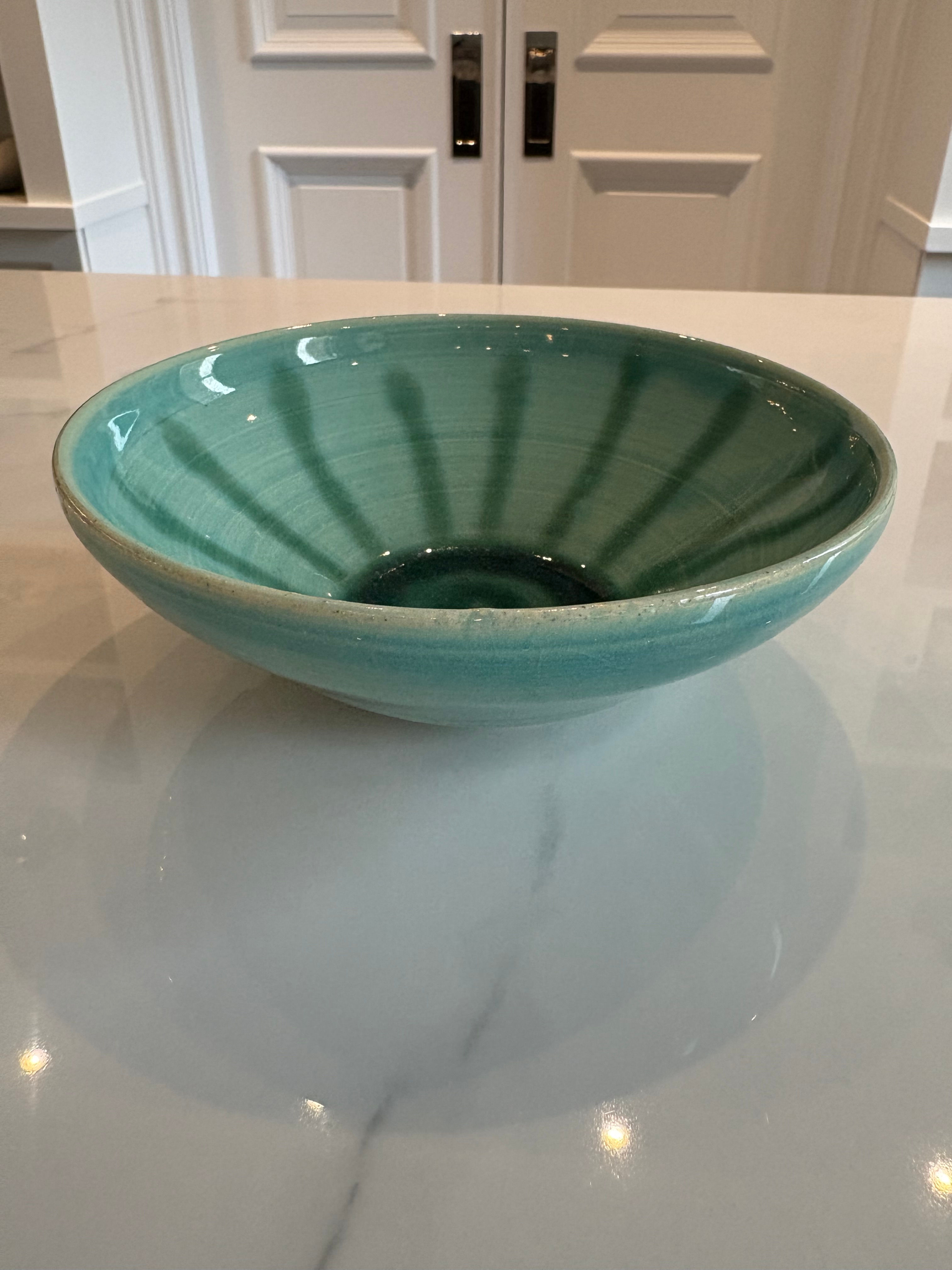 turquoise bowl