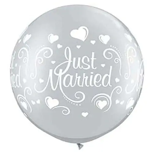 Thumbnail: Jumbo Round Latex Helium Single - Milestone Print