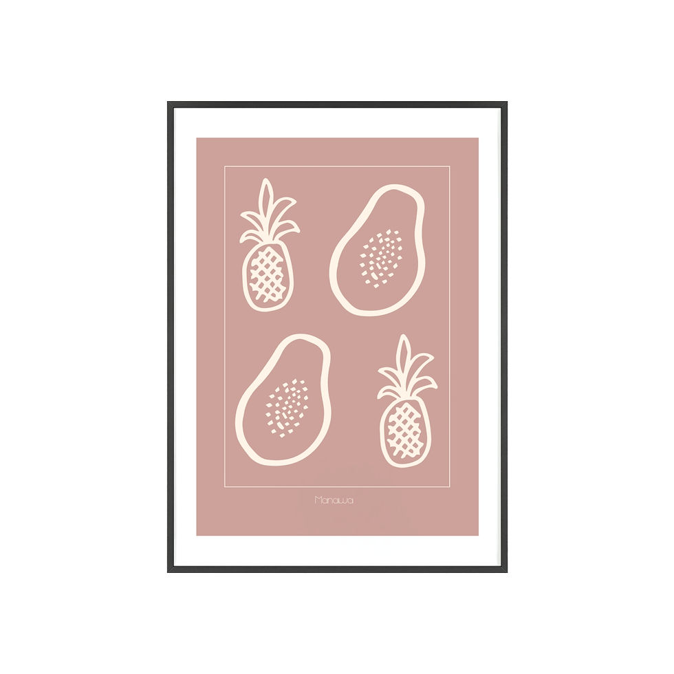 Miniaturbild: Poster Fruits mit Rahmen /  Poster Fruits with frame 