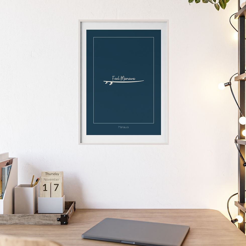 Miniaturbild: Poster feel Manawa mit Rahmen / Poster feel Manawa with frame 