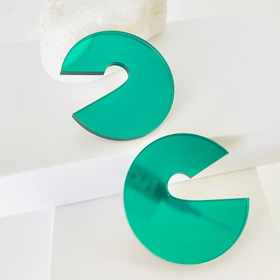 Thumbnail: Green olive earings