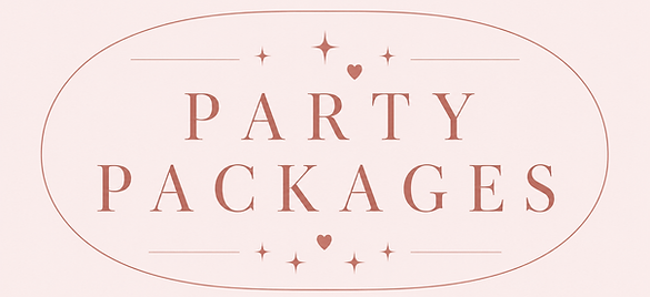 Children's pamper party packages at The pamper Studio