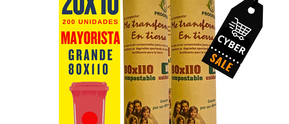 Bolsa Basura 80x110 25my | 200 unidades