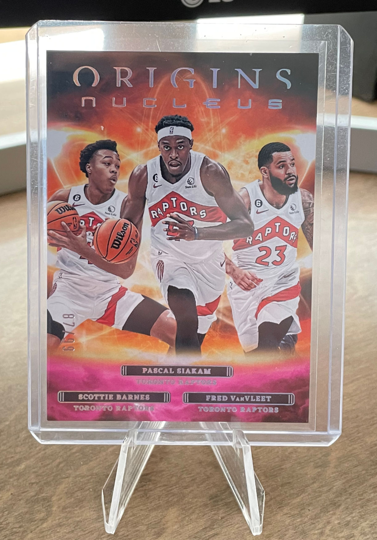 Pascal Siakam / Scottie Barnes / Fred VanFleet - 2023-2024 Panini Origins 87/99
