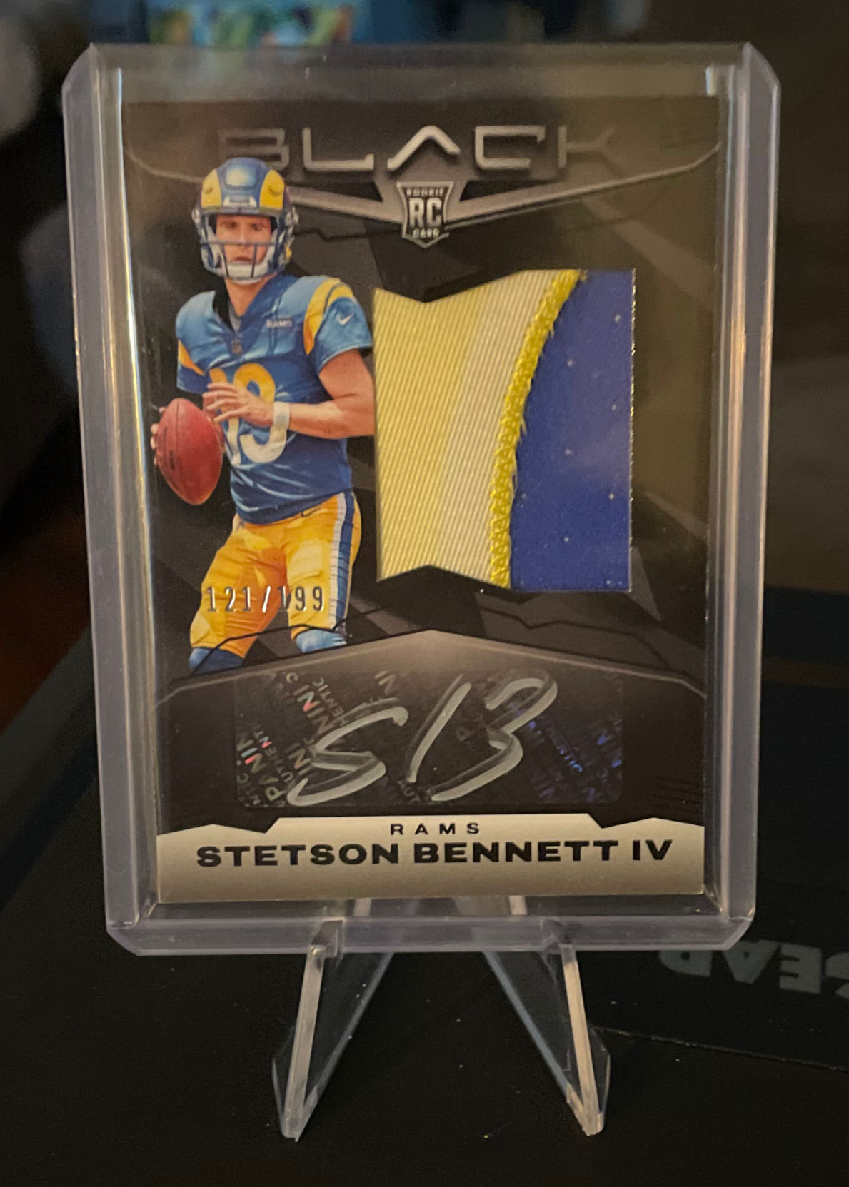 Stetson Bennett IV - 2023 Panini Black RPA 121/199