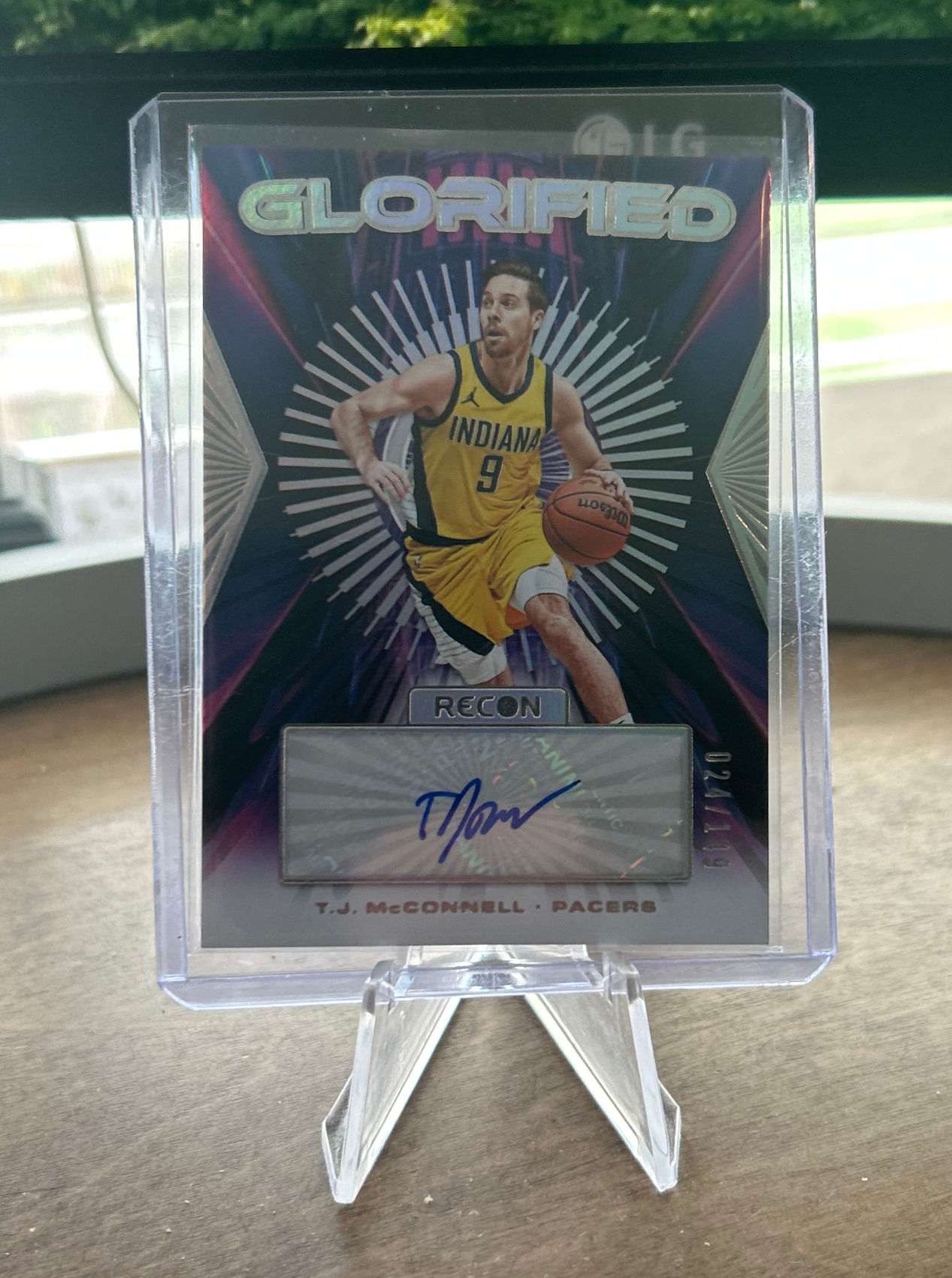 T.J. McConnell - 2023-2024 Panini Recon Glorified Signatures 024/149