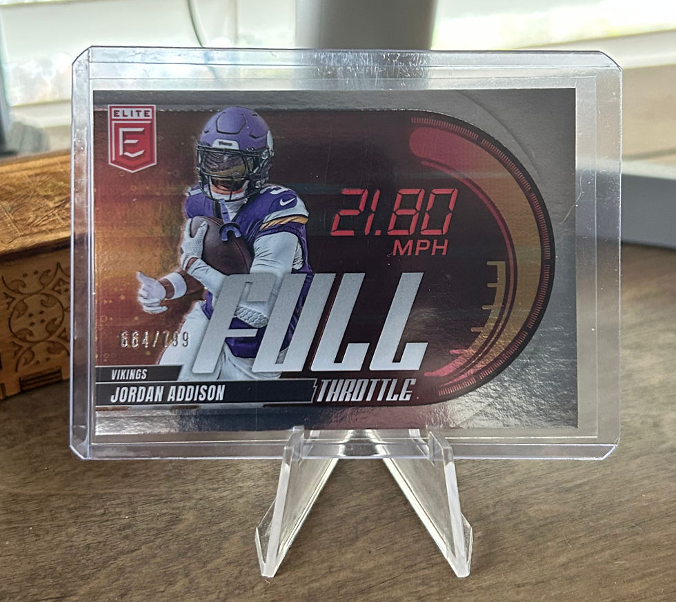 Jordan Addison - 2025 Donruss Elite Full Throttle 664/799