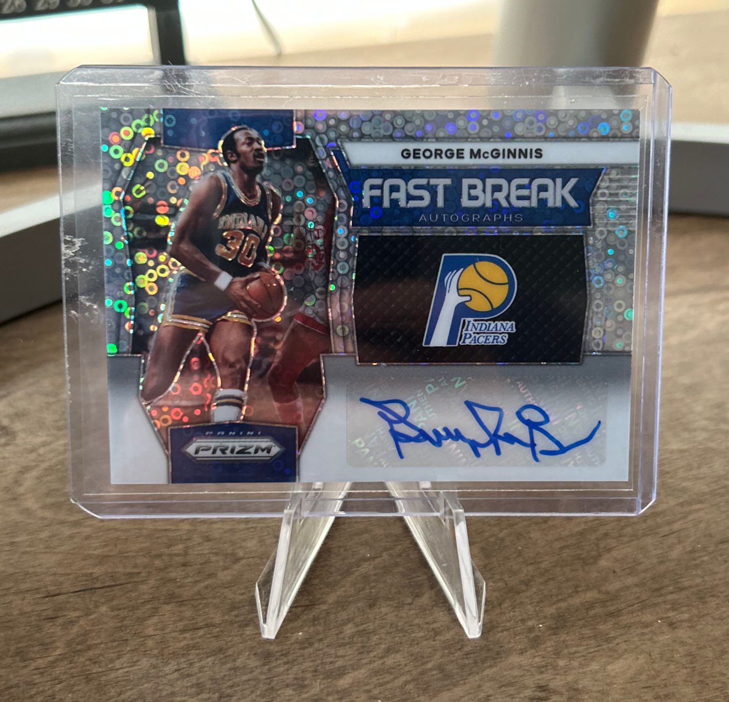 George McGinnis - 2023-2024 Panini Prizm Fast Break Autographs