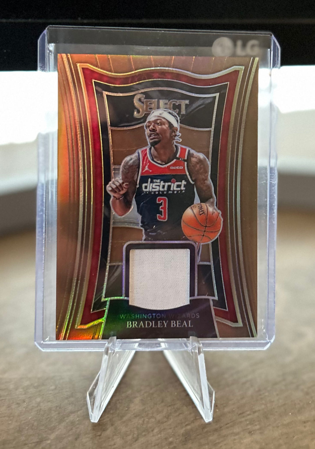 Bradley Beal - 2020-2021 Panini Select Selective Swatches Copper Prizms 25/49