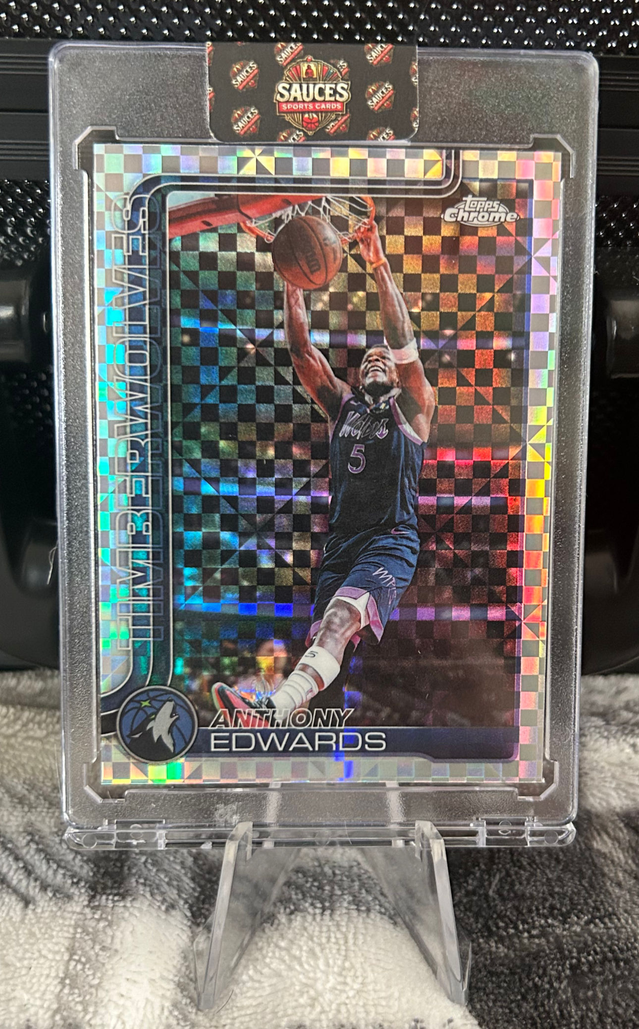 Anthony Edwards - 2026 Topps Chrome Update X-Fractor