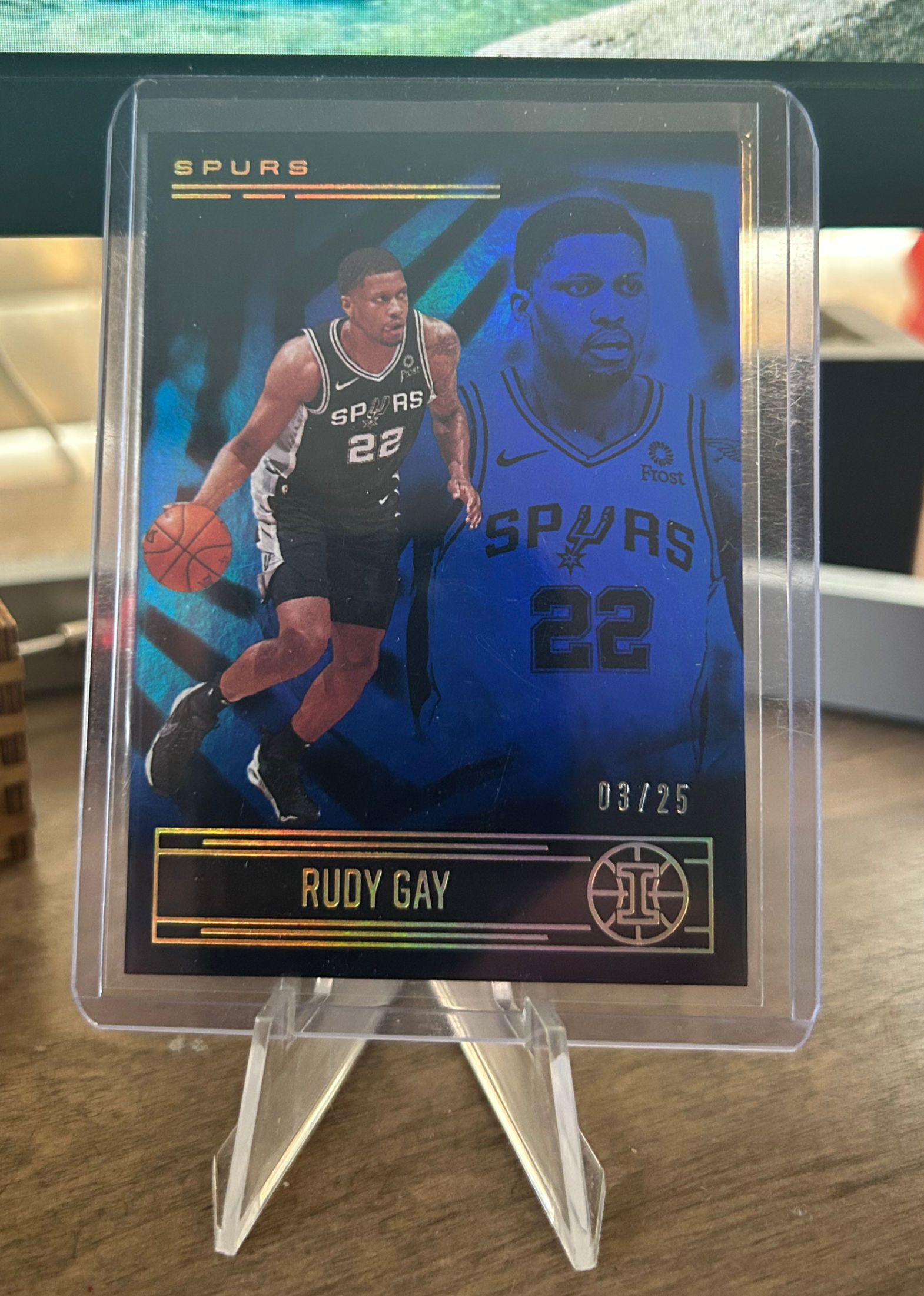 Rudy Gay - 2020-2021 Panini Illusions Blue 03/25