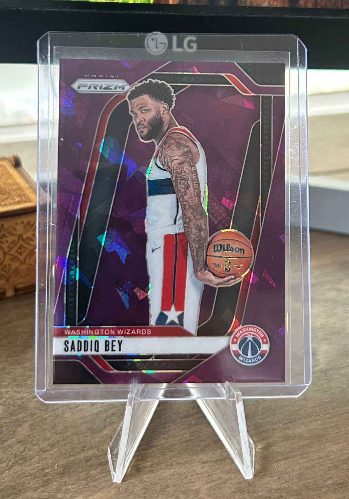 Saddiq Bey - 2024-2025 Panini Prizm Purple Ice Prizms 032/149
