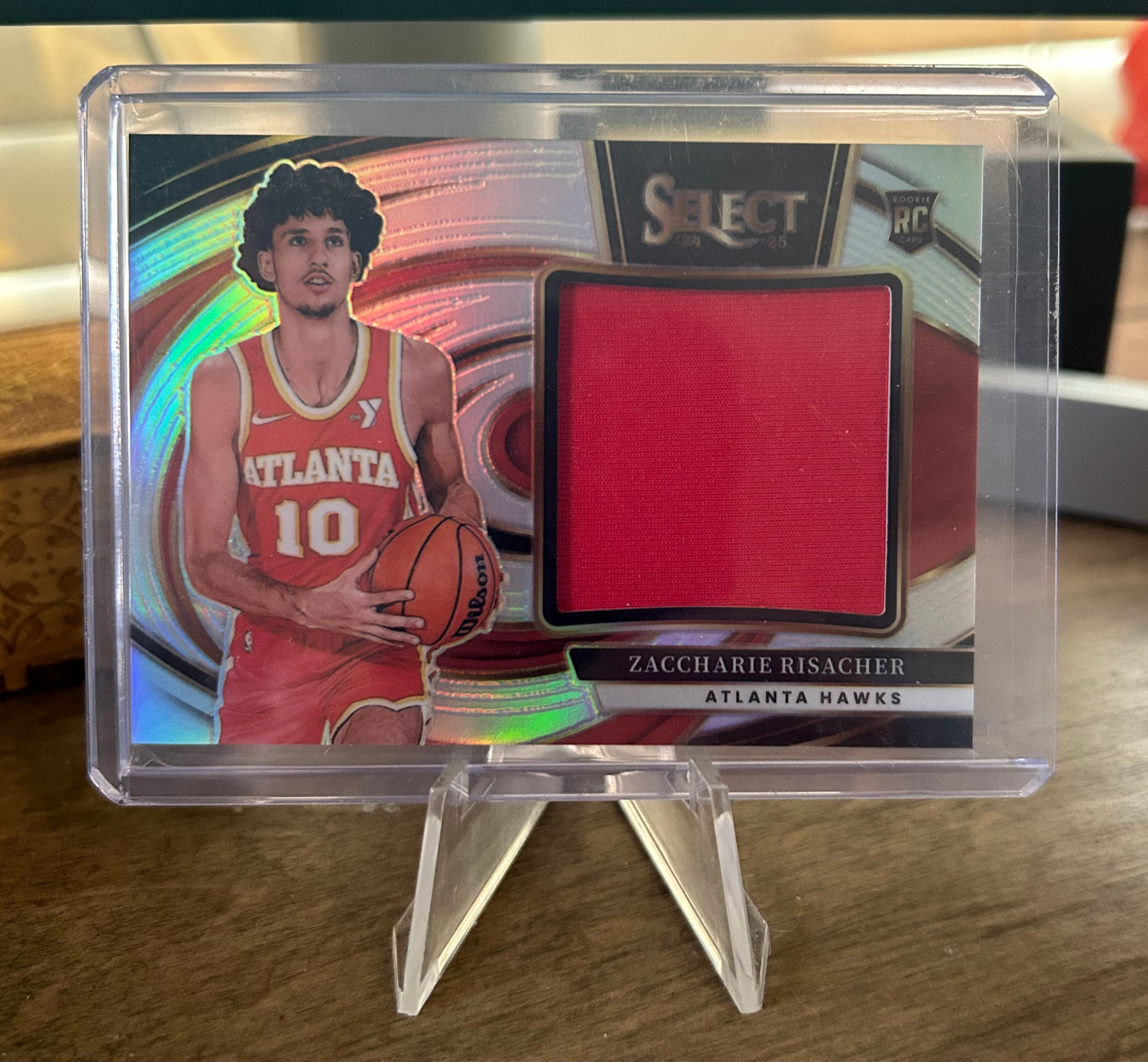 Zaccharie Risacher - 2024-2025 Panini Select Rookie Jersey Swatches