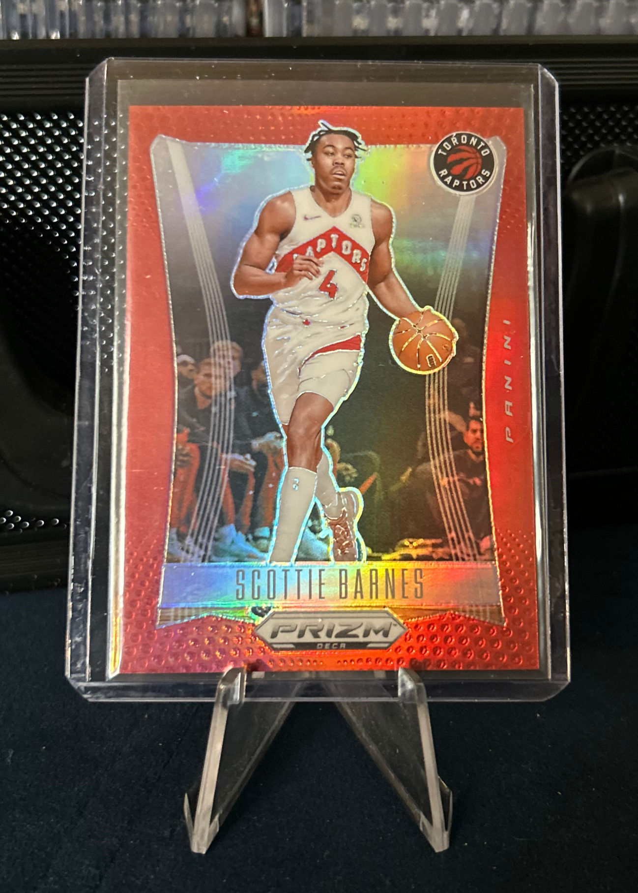 Scottie Barnes - 2023-2024 Panini Prizm Deca Red 145/199
