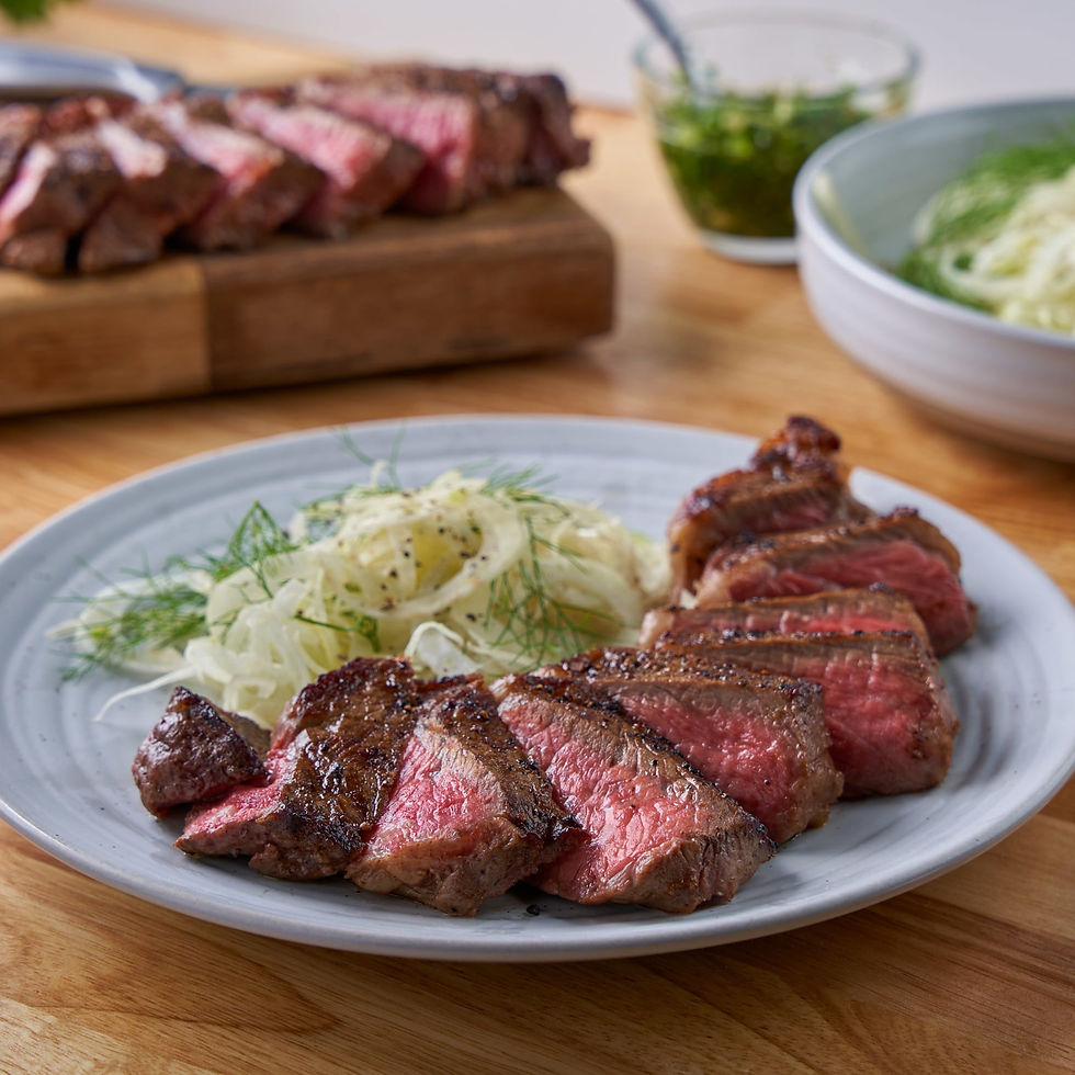 Thumbnail: New York Strip Steak, Choice Angus Beef, 2 per Tray 1LB