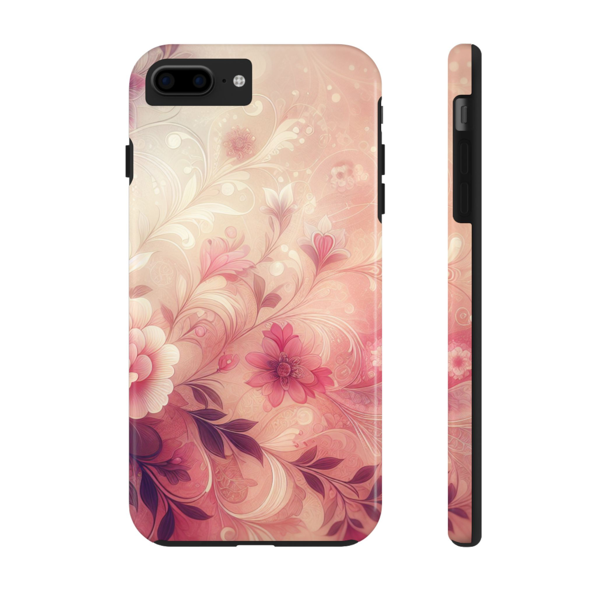 Floral Tough Phone Case - Stylish Protection for Flower Lovers