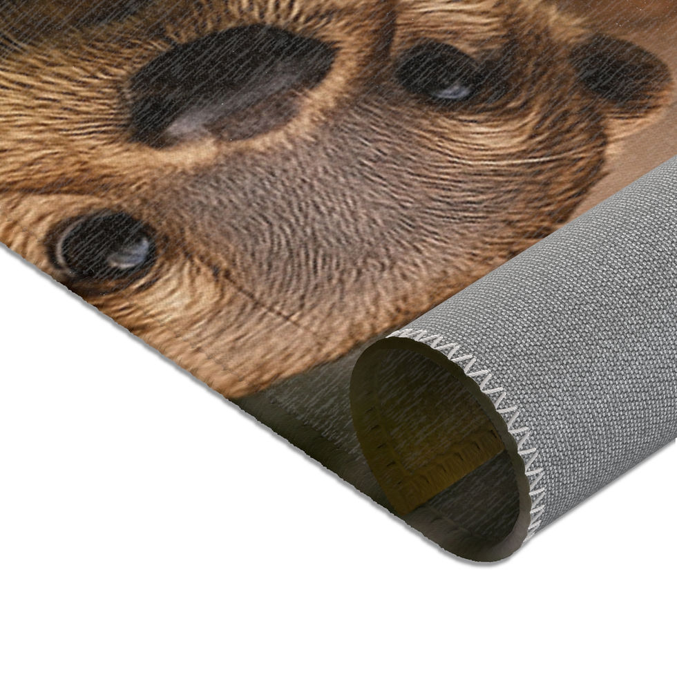 Thumbnail: Cute Otter Area Rug - Nature-Inspired Home Decor
