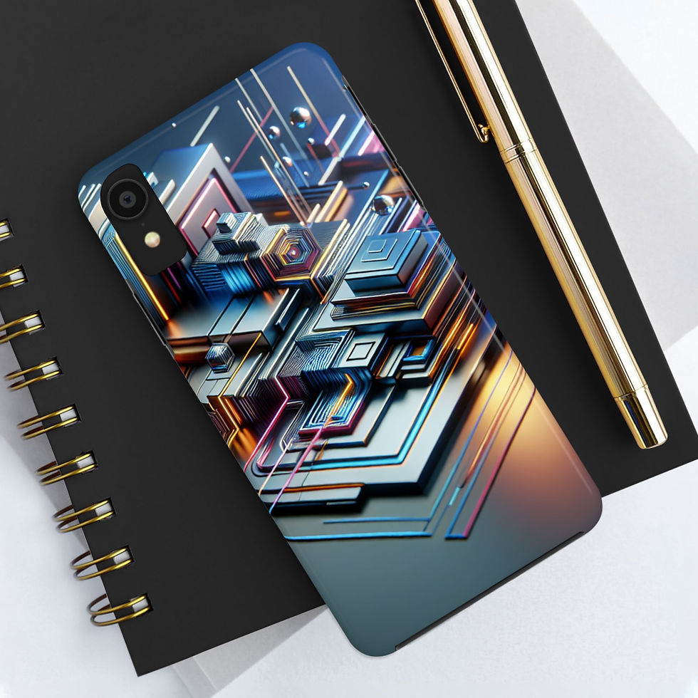 Thumbnail: Sleek Tech-Inspired Tough Phone Case for Modern Aesthetics